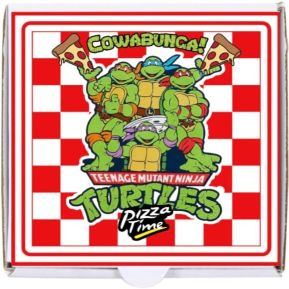 Mini Pizza Time Pizza Box Design, (10 Pack) (5" Length x 5" Width x 1.5" Depth) - Picture 4 of 4